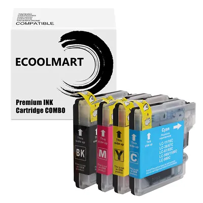 4PK Ink Cartridge Fits Brother LC65 MFC-6890CDW MFC-5895CW MFC-6490CW 5890CN • $9.18