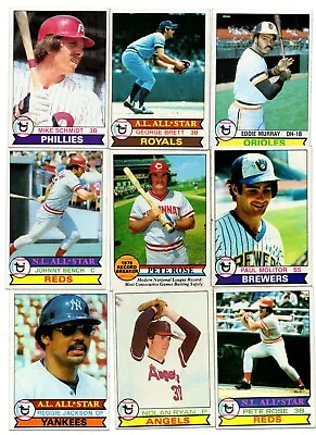 1979 Topps Baseball SET BREAK Singles - Stars Commons Hall Of Famers #1-250 • $0.99