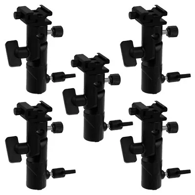 5x Elite Flash Umbrella Brackets - Swivel/Tilt Head Light Stand Mount For Flash • $25