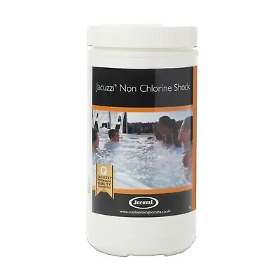 Jacuzzi Non Chlorine Shock 1kg Tub Of Genuine Jacussi None Chlorine Shock Powder • £35.95