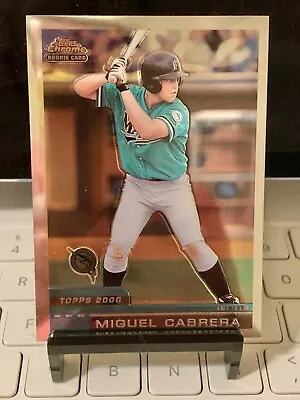 2000 Topps Chrome Traded MIGUEL CABRERA (RC)#T40  • $275