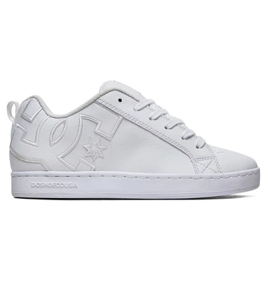 Dc Shoes Women's Court Graffik Shoes White/white/white (xwww) Us Size • $65