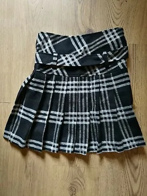 £21.20 • Buy Premium Winter Thick Wool Pleated Tartan Plaid Skirt Kilt With Belt - (China L)