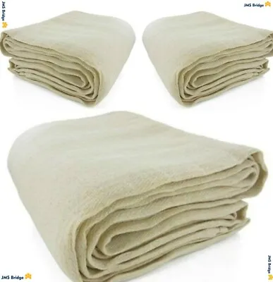 5 X Heavy Duty Cotton Twill Professional Decorating Large Dust Sheets • £35