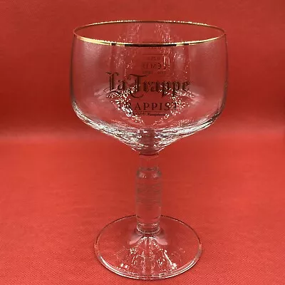 La Trappe Trappist Gold Trim .25L Belgium Beer/Wine Chalice Glass • $14