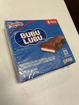 Ricolino Bubu Lubu Marshmallow/Strawberry 8-1.23 Oz • $6.50