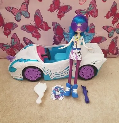 £25 • Buy My Little Pony Equestria Girls Dj Pon 3 & Car With Wings, Brush & Accessories