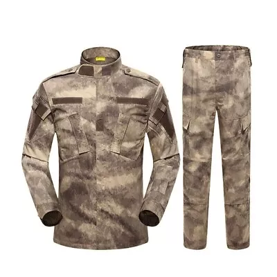 Camo Tactical Suit Army Camouflage Sets Hunting Fishing Paintball Suit Training • $91.10