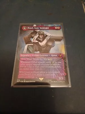 £100 • Buy MTG Prowl, Stoic Strategist (Shattered Glass) [Transformers] Foil 