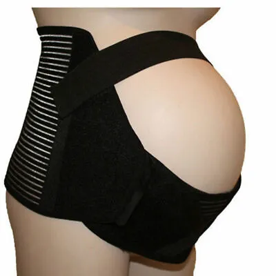 £5.99 • Buy Maternity Pregnancy Belt Lumbar Back Support Waist Band Belly Bump Brace UK