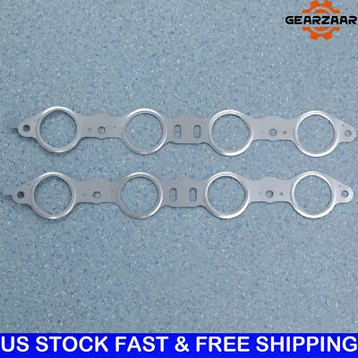 Steel MLS Exhaust Manifold Header Gaskets LS1 LS3 LQ4 LM7 4.8 5.3 5.7 6.0 6.2 • $12.98