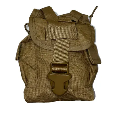 NEW 1 Qt Canteen Cover Pouch Tactical Survival USMC Military MOLLE COYOTE TAN • $20.99