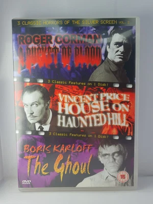 £4.95 • Buy A Bucket Of Blood / House On Haunted Hill / The Ghoul - DVD - Region Free