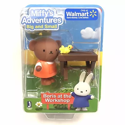 New Miffy's Adventures Big And Small Boris At The Workshop Figure Set Toy • $15.99