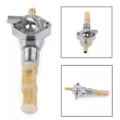 3/8  Fuel Gas Tank Valve  NPT Petcock Fit Harley Road King Softail Dyna • $20.60