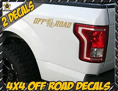 4x4 Off Road Truck Bed Decal Set METALLIC GOLD For Ford F-150 And Super Duty • $13.99