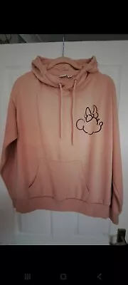 Pink Mickey Mouse Hoodie Size L • £4.50