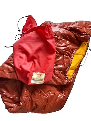  Mountaineering Vintage Sleeping Bag Pvc Wet Look Glanz Made In Scotland Shiny  • £74