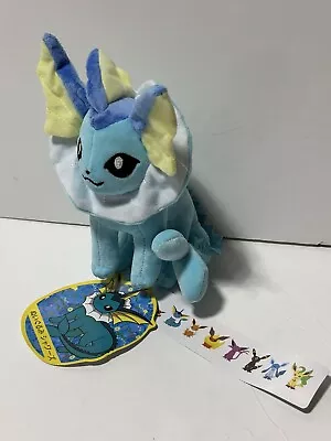 Pokemon Center Vaporeon 8  Plush Doll Officially Licensed Limited Collectable • $89.99