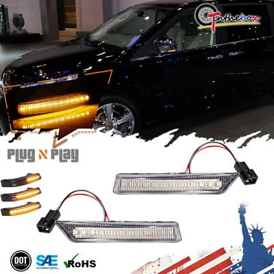 Mirror LED Turn Signal Sequential Lamp For Chrysler Grand Caravan Town & Country • $14.99