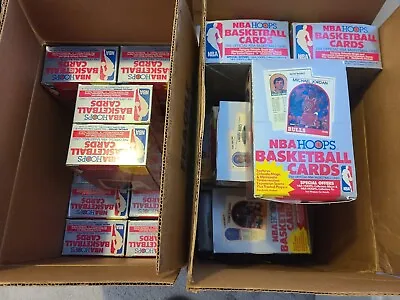 New! 1989-90 NBA HOOPS WAX BOX - CASE FRESH 36 Sealed Packs JORDAN & ROBINSON 🏀 • $85