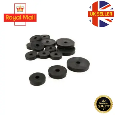 13 Assorted Mixed Rubber Washers Tap Bath Sink Shower Seal Drip 3/8  1/2  3/4  • £3.29