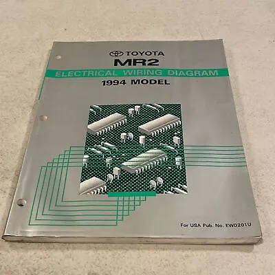 1994 Toyota MR2 Electrical Wiring Diagram Repair Manual • $41.65