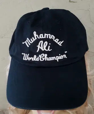 The Classics Muhammad Ali World Champion Super Rare Black Ball Cap Hat • $22.99