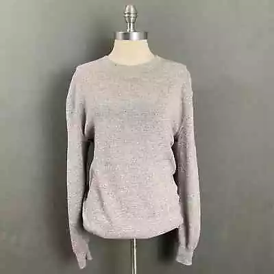 J.CREW Re-Imagined Gray Crewneck Pullover Sweater Rugged Cotton Size Small • $30