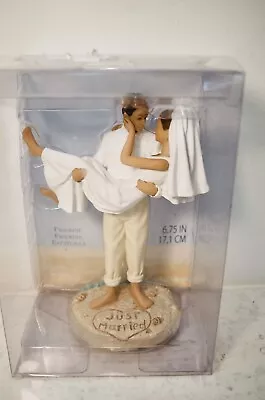 Lillian Rose Just Married On The Beach Bride & Groom Wedding Cake Topper NEW • $39.99