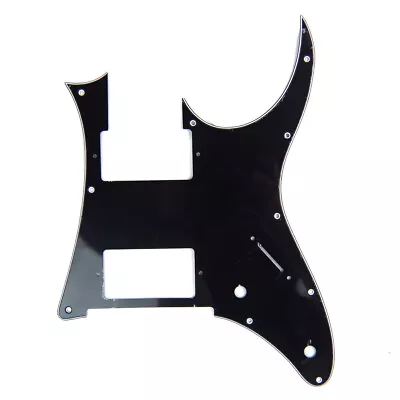 Custom Guitar Pick Guard For Ibanez RG 350 DX  2-Pickup HH 3ply Black • $17