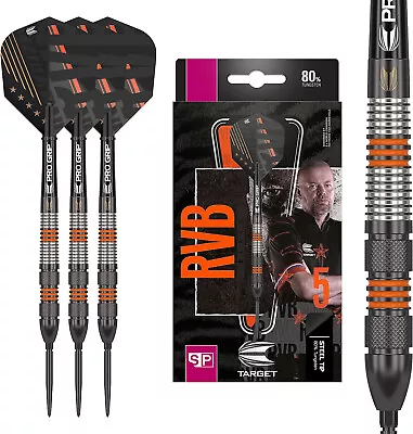 Target Raymond Van Barneveld Rvb Sp 80% Tungsten 21 Gram Steel Tip Darts 190212 • $36