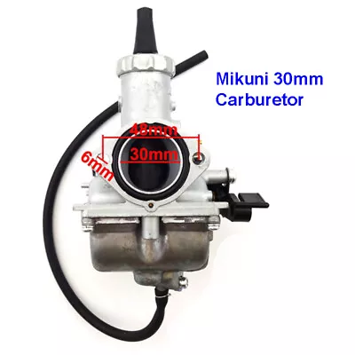 30mm Mikuni VM26 Carburetor Carby For 150cc 160cc 200cc 250cc CRF KLX TTR Dirt • $43.99