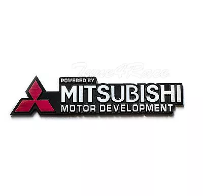 For Power Mitsubishi Logo Metal Emblem Sticker Badge Lancer EVO ES RS Eclipse • $13.99