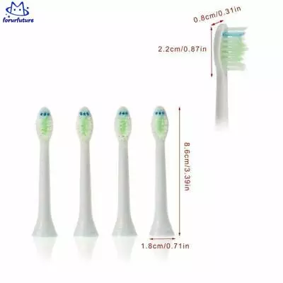 For Philips Sonicare Diamond Clean Toothbrush Brush Heads Replacement HX6064 Set • $11.58