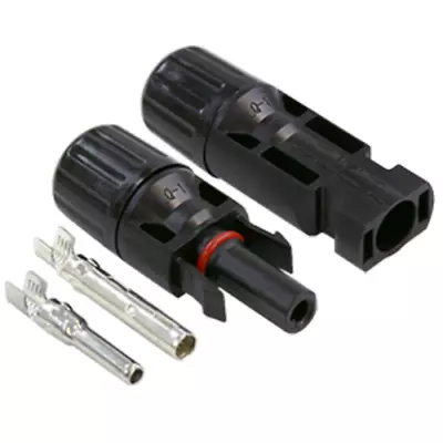 [MZ] Compatible With MC4 Solar PV  IP67 Waterproof Plug/Connector 30A M/F Set • $5.90