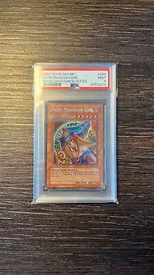 Yu-Gi-Oh Dark Magician Girl MFC-000 1st Edition PSA 9 • £1550