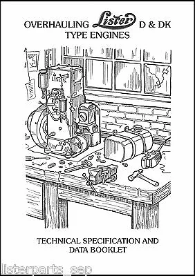 Lister D & DK Stationary Engine Overhauling Booklet • £4.50