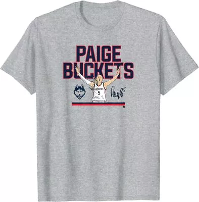 UConn Basketball: Paige Bueckers Buckets NIL UConn Licensed T-Shirt • $18.99