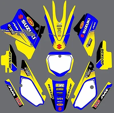 Graphics For 2002-2020 Suzuki RM85 RM 85 Shroud Decal Kit Motocross Flames • $79