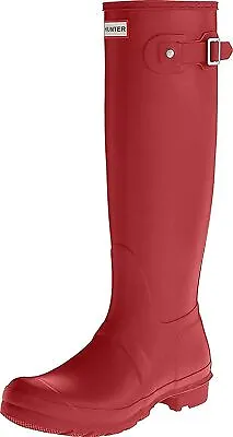 Hunter Women's Original Tall Rain Boot Military Red 7 8 9 10 • $84.99