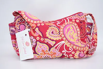 Vera Bradley Maggie Shoulder Bag In  Raspberry Fizz  Pattern • $11.60