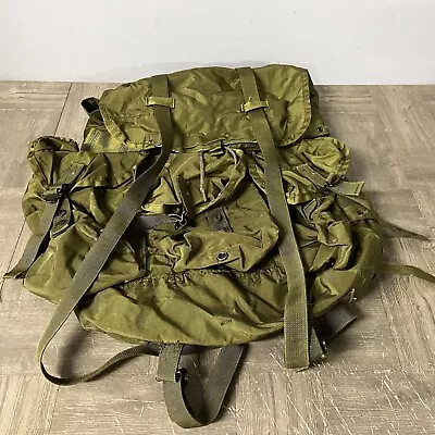 Vintage 70's Vietnam War Era Field Pack Backpack Rucksack Bag US Military? • $99.95