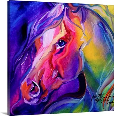 Equine Prism I Canvas Wall Art Print Horse Home Decor • $49.99