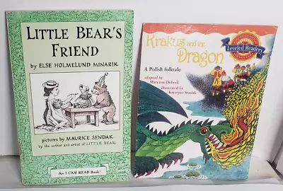 Learning To Read Books Lot Of 2 Little Bear's Friend & Krakus And The Dragon • $4.75