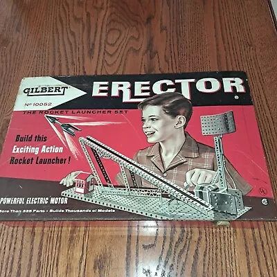 Vintage Gilbert Erector Rocket Launcher Set No. 10052 In Original Metal Case • $50