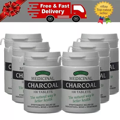 Bragg's Medicinal Charcoal 100 Tablets - Pack Of 6 • £26.59