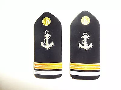 B3918p Vietnam RVN Navy Hard Shoulder Board Thuong Si Warren Officer JG IR9D • $57