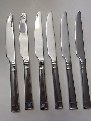 Heritage Mint Ltd BENTLEY 18/10 Stainless Glossy Flatware Set Of 6 Knives • $16.14