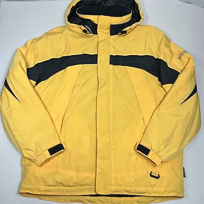 Pacific Trail Outdoor Wear Yellow Fleece Lined Zip Up Hooded Jacket Men’s Size L • $25.95